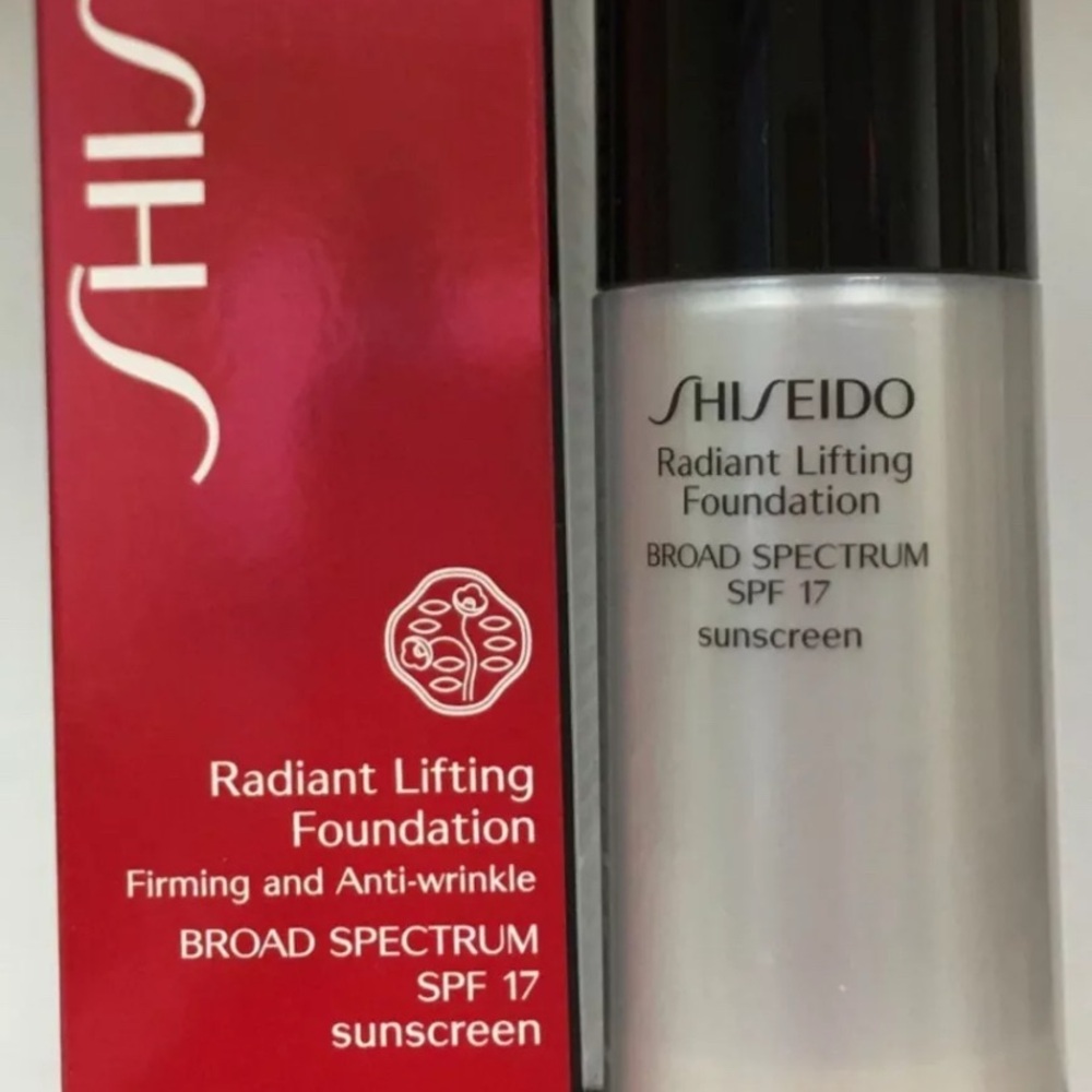 SHISEIDO RADIANT LIFTING FOUNDATION FIRMING&ANTI-WRINKLE SPF 17 VERY RICH BROWN